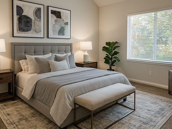 "To help you visualize the space, the first photo is an AI-assisted virtual staging. I've also included the untouched original for comparison."