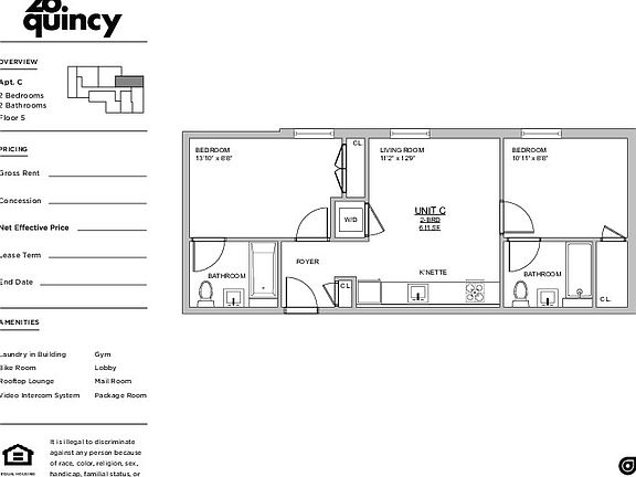 2nd image of 26 Quincy St #5J