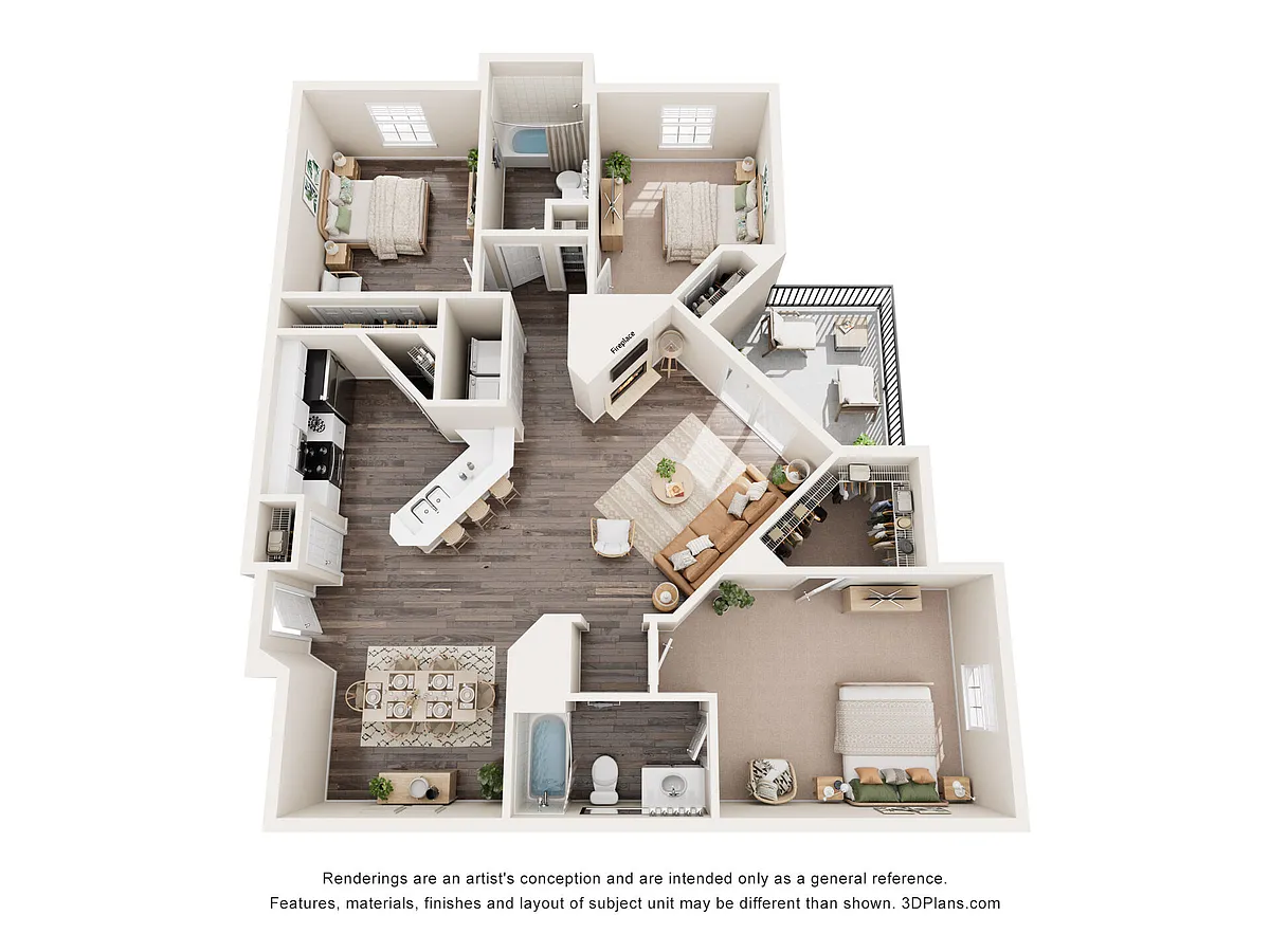 Floor plan 3X2A
