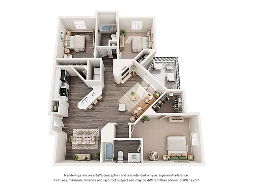 Floor plan 3X2A