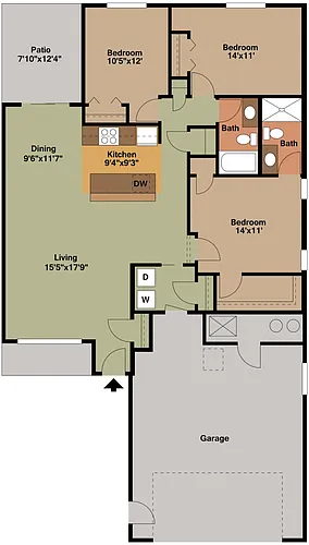 Floor plan 1 Story