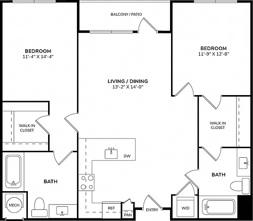 Floor plan Broadway
