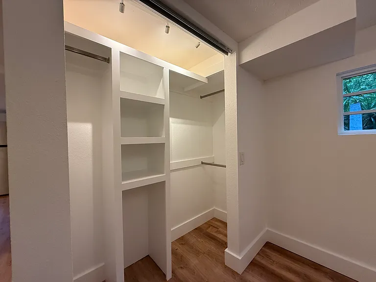 Bedroom - updated closet (alt. view)