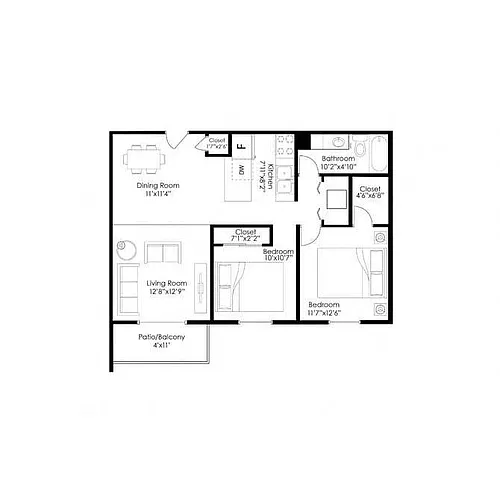Floor plan B1R