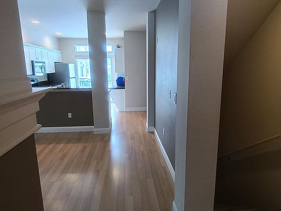 Stairs to garage