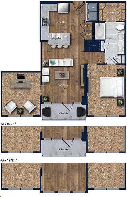 Floor plan A7A