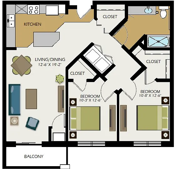 Floor plan Irvine