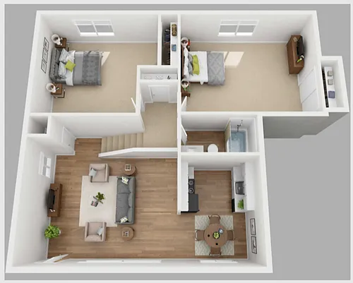 Floor plan 2x1 classic 2