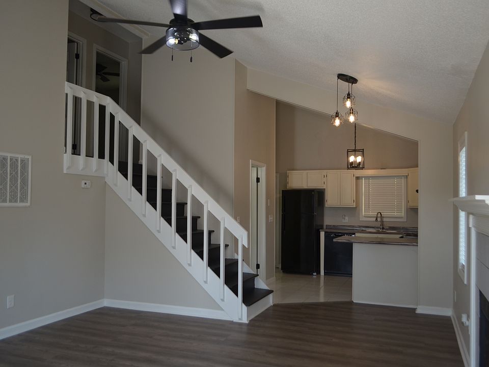 Spacious Living Room with vaulted ceiling