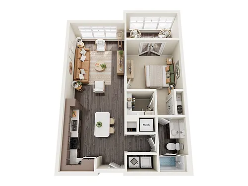 Floor plan Hamilton Sun Room