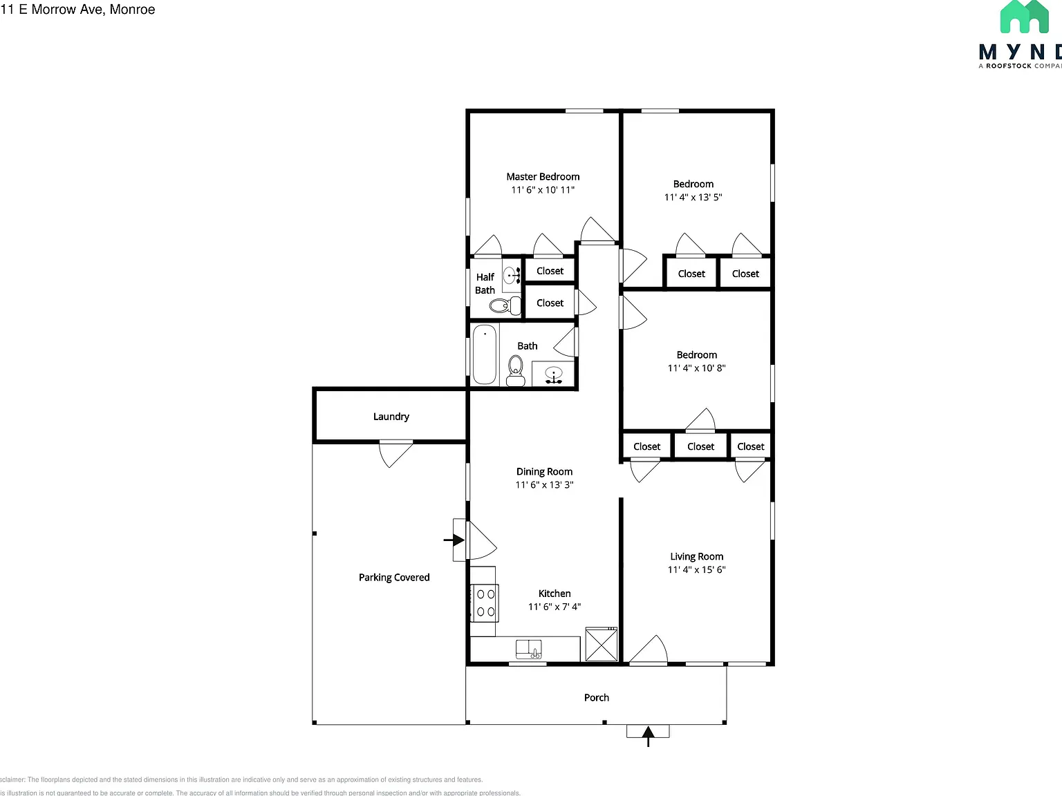 3 bed, 1.5 bath, 1108 sqft, $1,780 — Photo 2