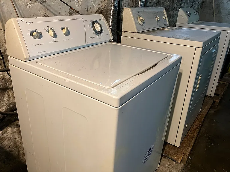 basement washer / dryers - view facing right