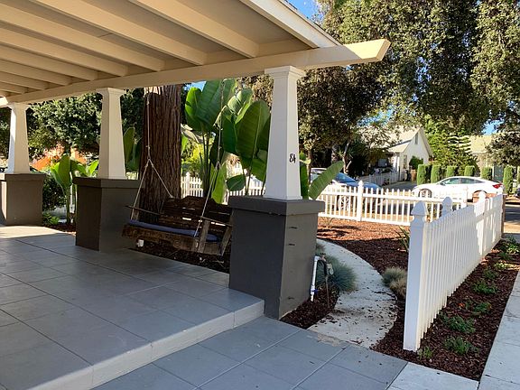 Porch with swing
