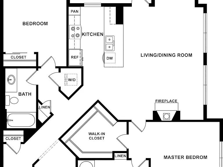 2 BD / 2 BA 1,266 SF