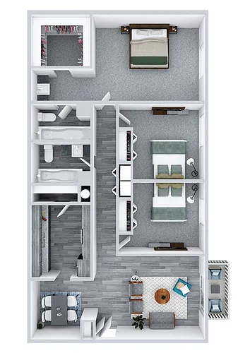 Floor plan 3 Bedroom 2 Bathroom