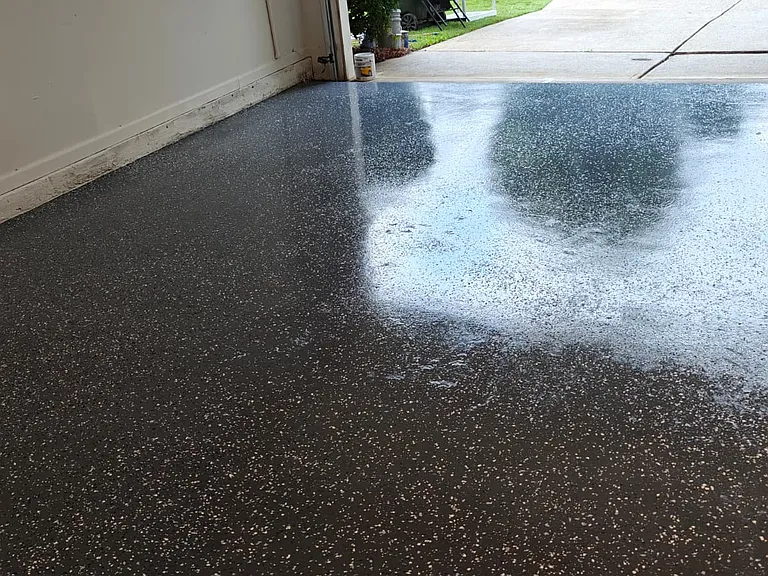 Garage Floor New Epoxy