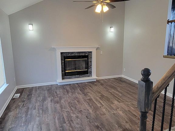 Front door to living room