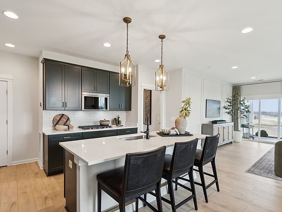 The kitchen of the Hemingway by Brookfield Residential.