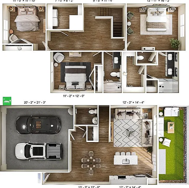 3 bed, 2.5 bath, 1748 sqft, $2,659 — Photo 3