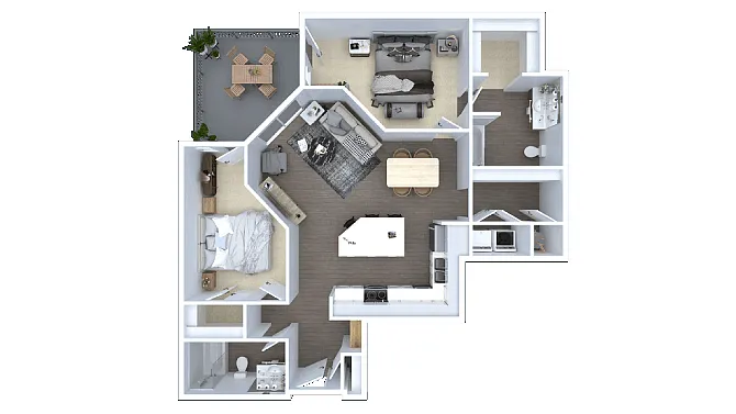 Floor plan Azalea B2B