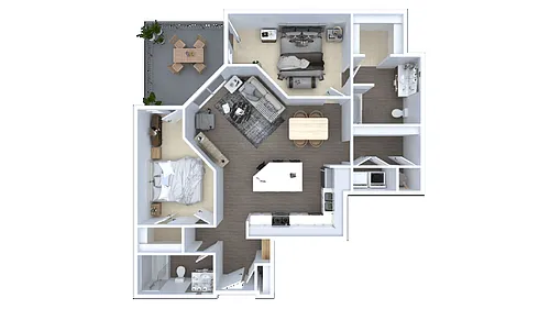 Floor plan Azalea B2B