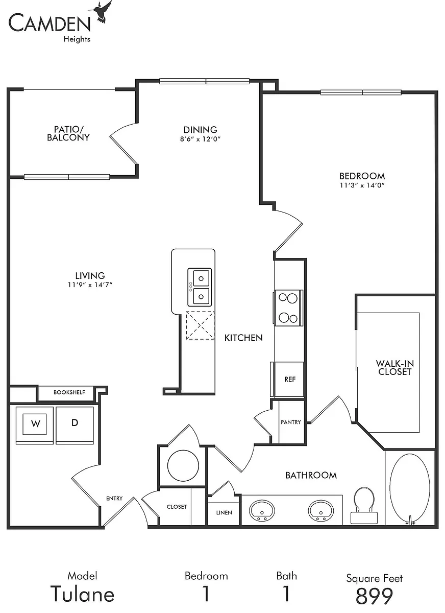 Floor plan The Tulane