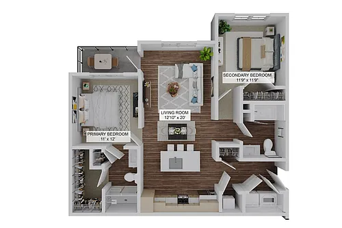 Floor plan The Captain (B1)