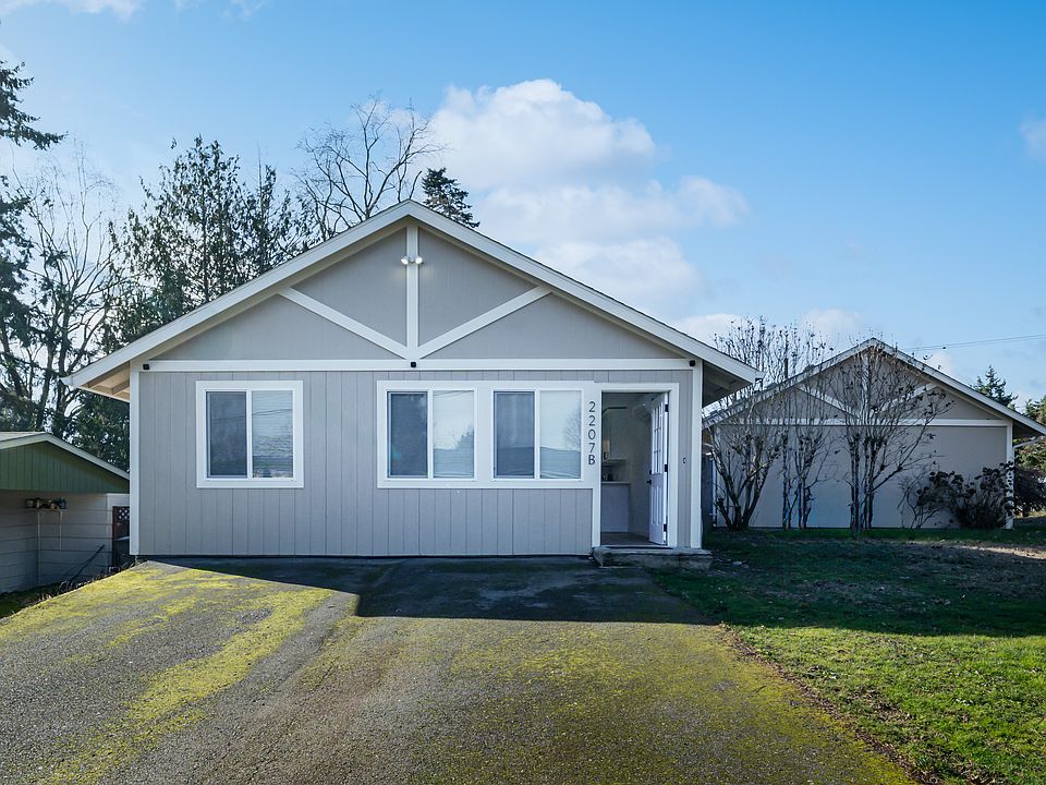 Front of home with off street parking