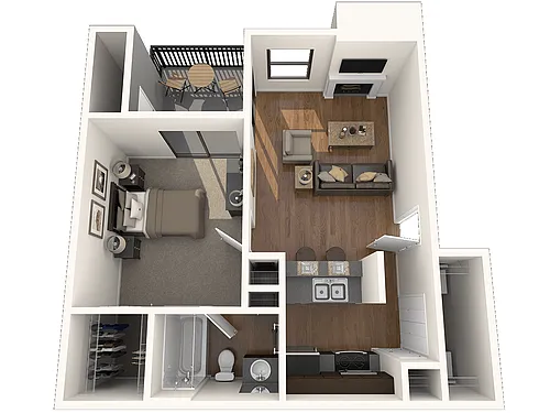 Floor plan The Zilker