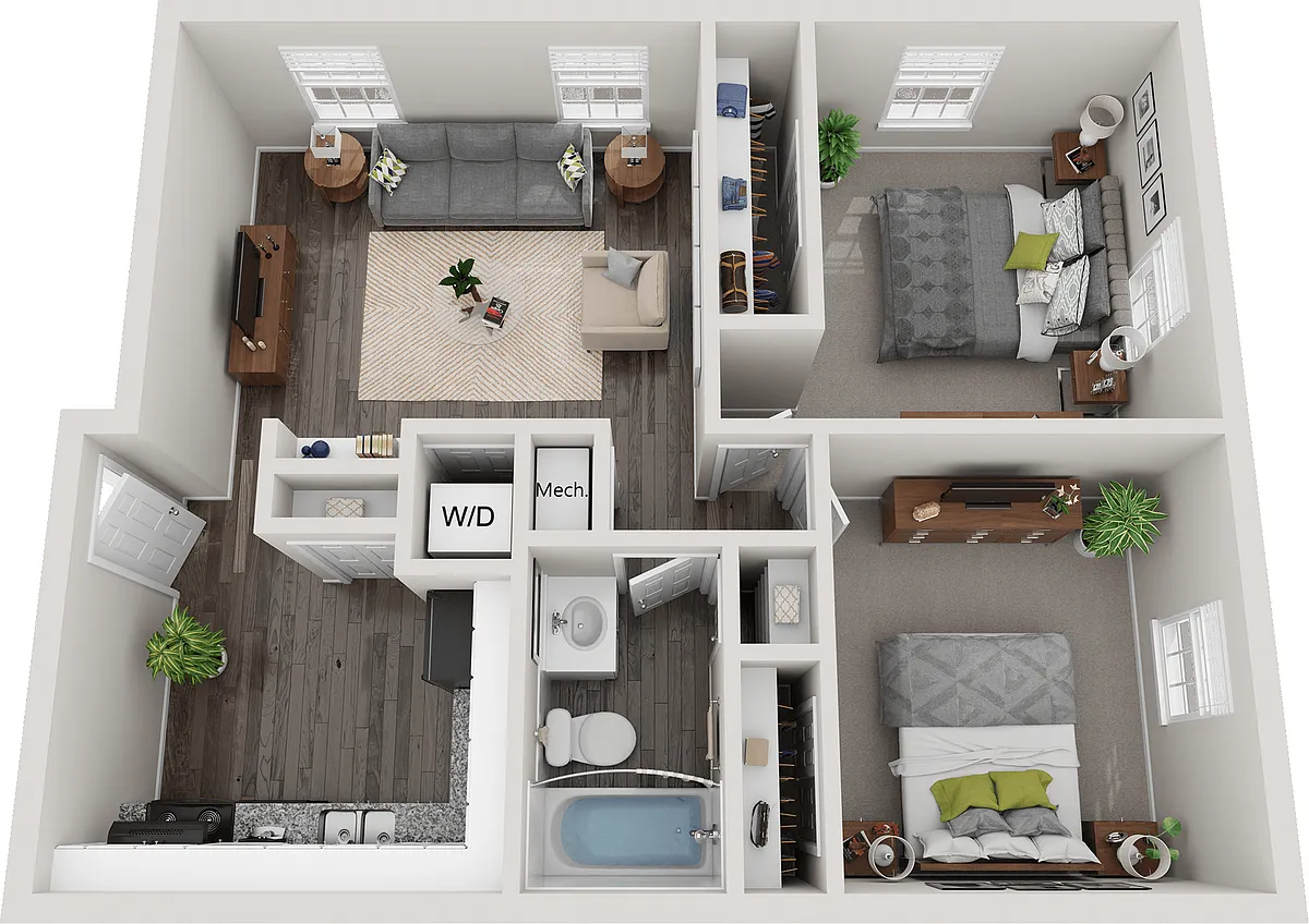 Floor plan VR 2x1