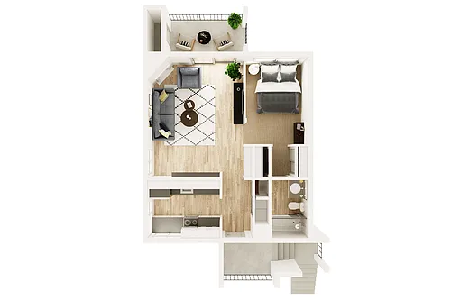 Floor plan Studio