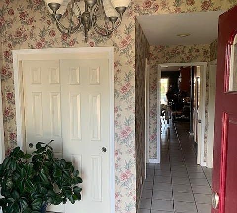 Formal entry with closet.