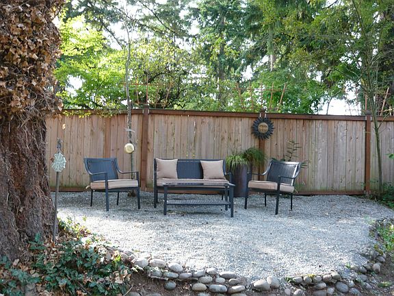 Upper back yard-fully fenced and private