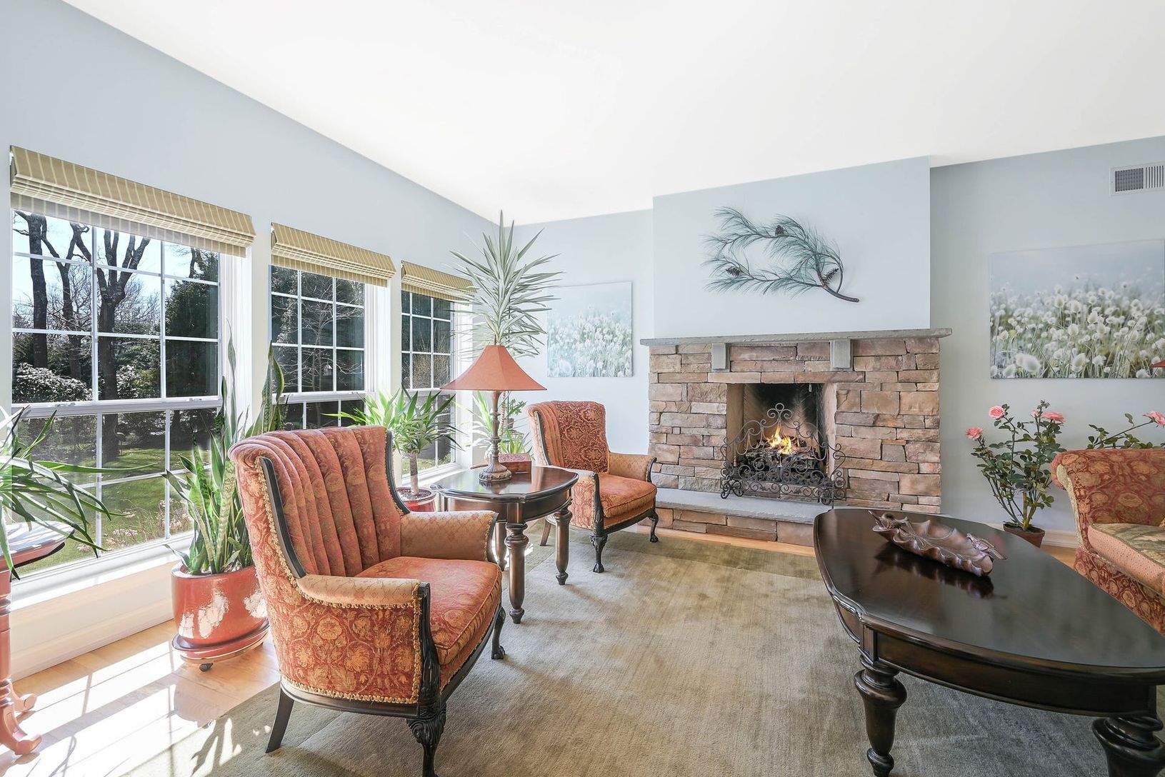  Living Room with Fireplace
