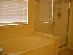 MB bath and shower, his and hers vanity