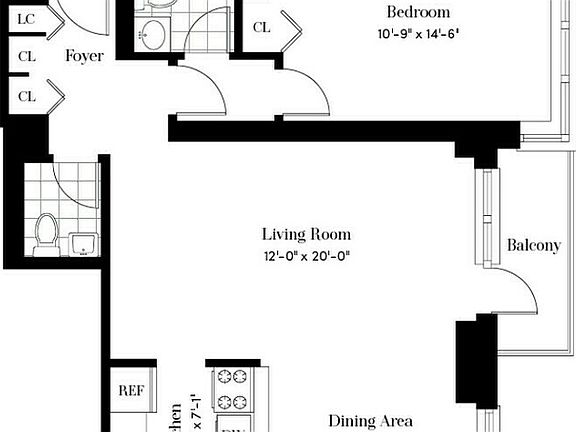 2nd image of 124 W 60th St APT 21M