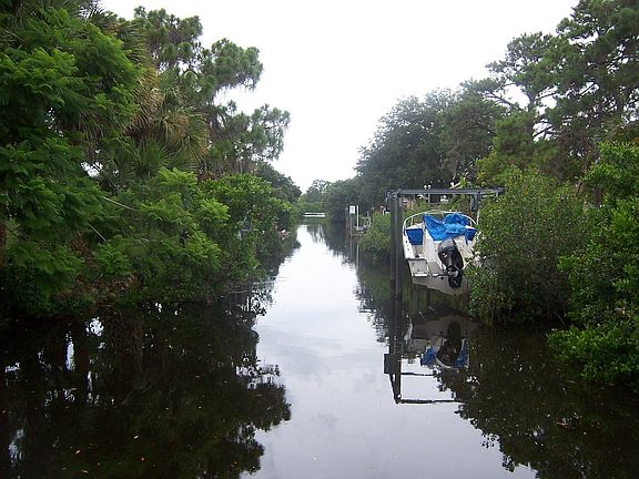 Canal that leads to Gottfried Creek