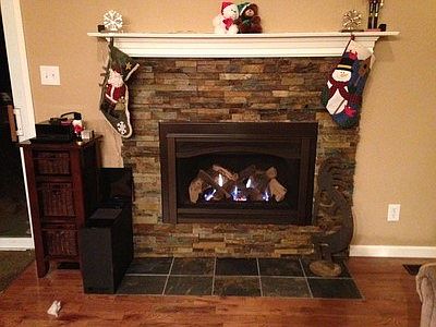Brand new gas fireplace