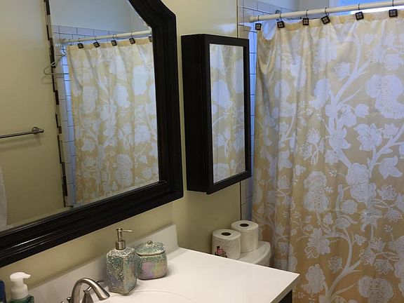 Bathroom has a new vanity