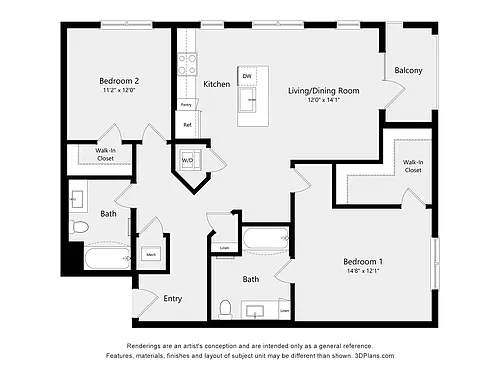 Floor plan B3