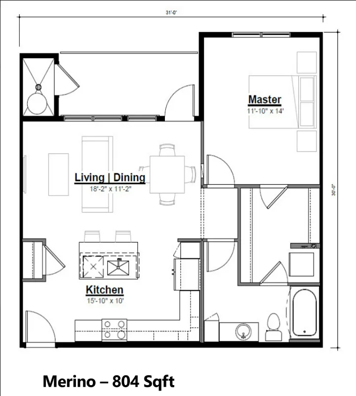 Floor plan Merino