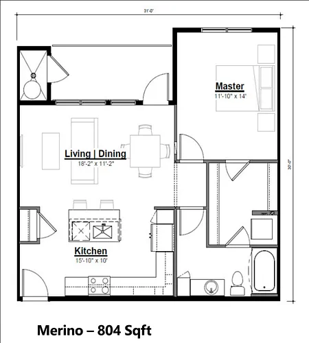 Floor plan Merino