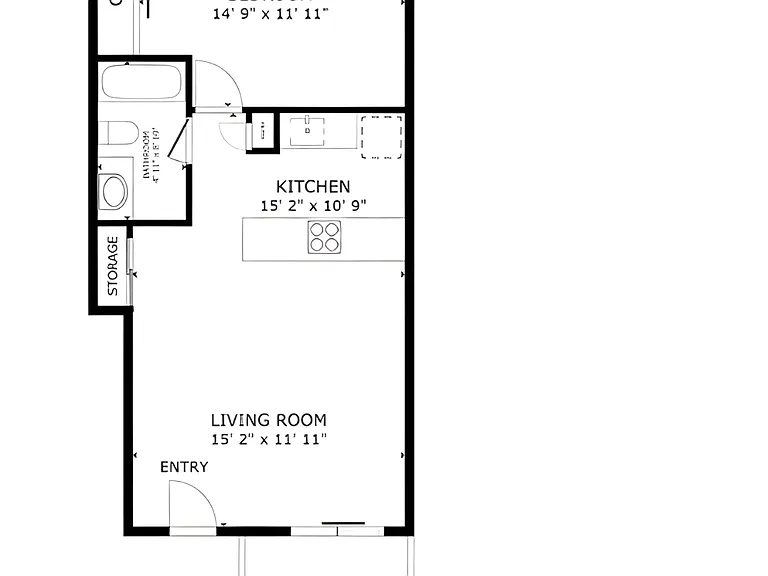 1x1 Economy l 624 sq ft l Alder Court 1x1 Economy l 624 sq ft l Alder Court