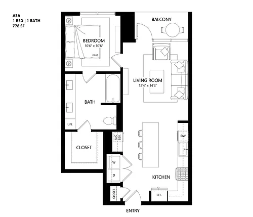 Floor plan A3A
