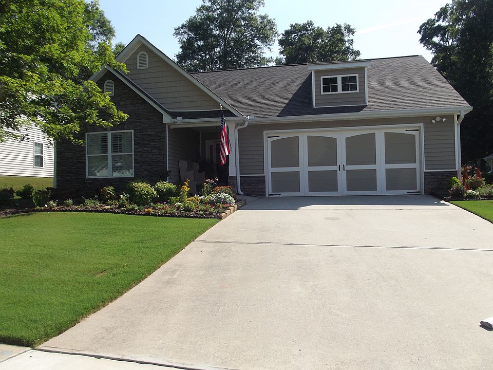Front of House w/dbl garage