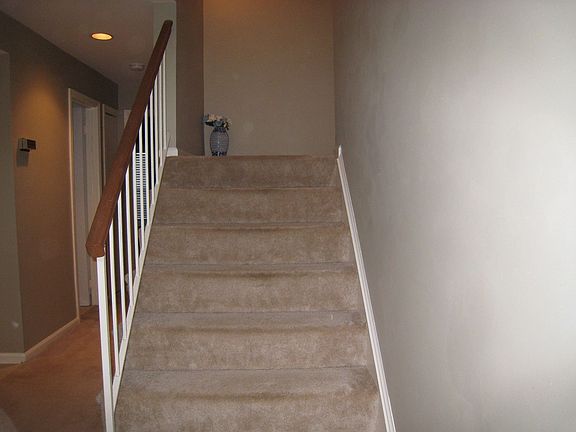 Condo entrance staircase