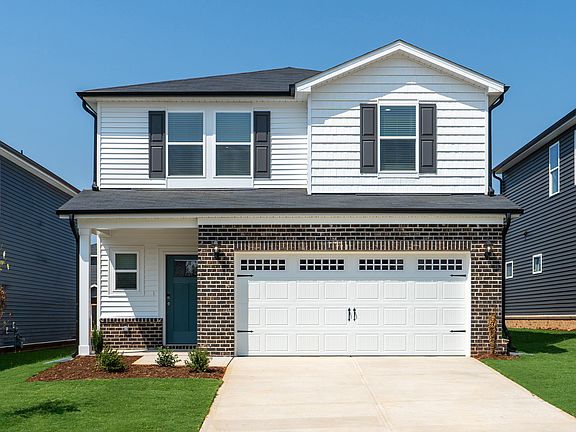 Paisley front exterior at a Meritage Homes community in Garner, NC.