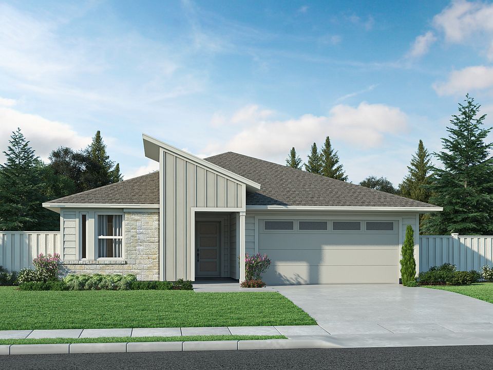 The Preston 403 Floorplan X Elevation Rendering