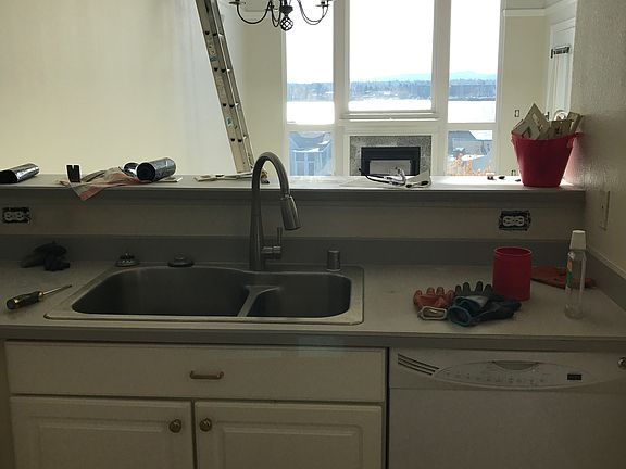 looking over kitchen bar