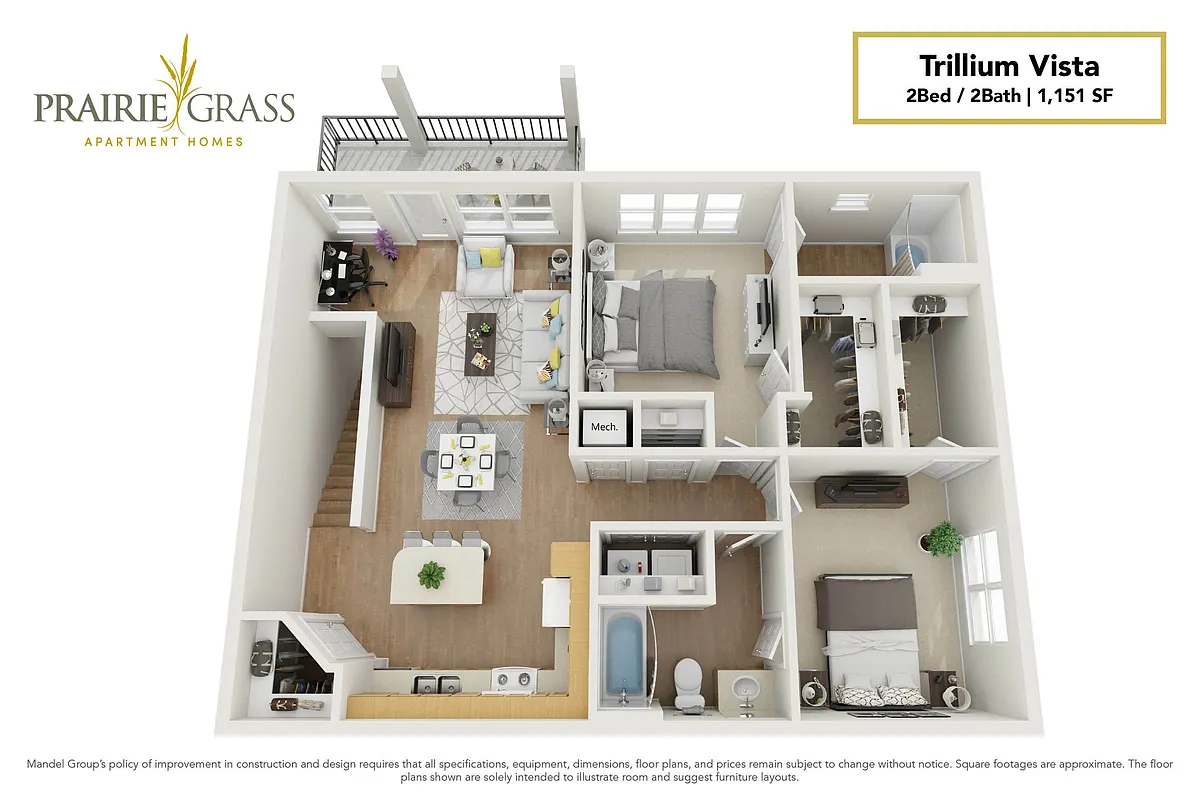 Floor plan Trillium Vista
